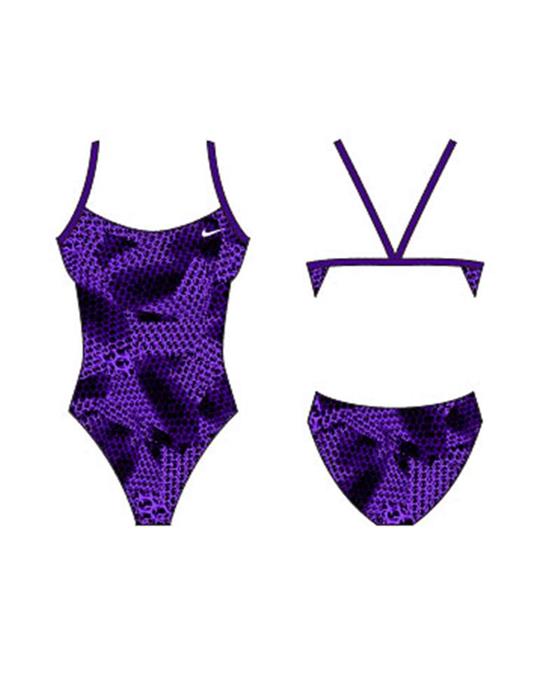 nike purple swimsuit