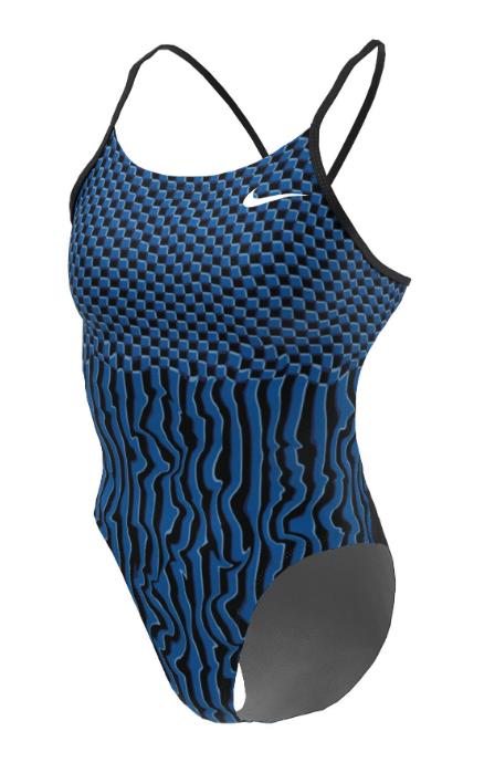 Bourgogne bede Meget Nike HydraStrong Drippy Check Ladies Cutout 1-Piece - 23