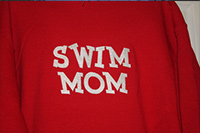 Swim Mom Metallic